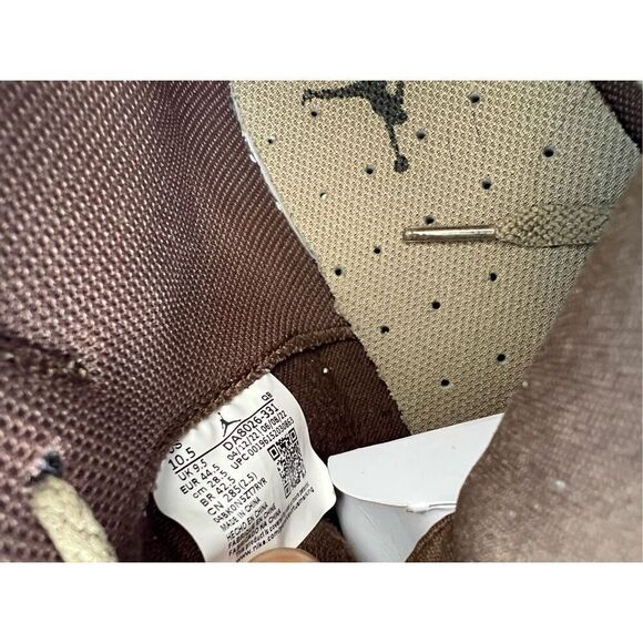 Nike Air Jordan Mid Pilgrims In Light Olive And White Colorway DA 8026-331 size1 - Picture 5 of 9